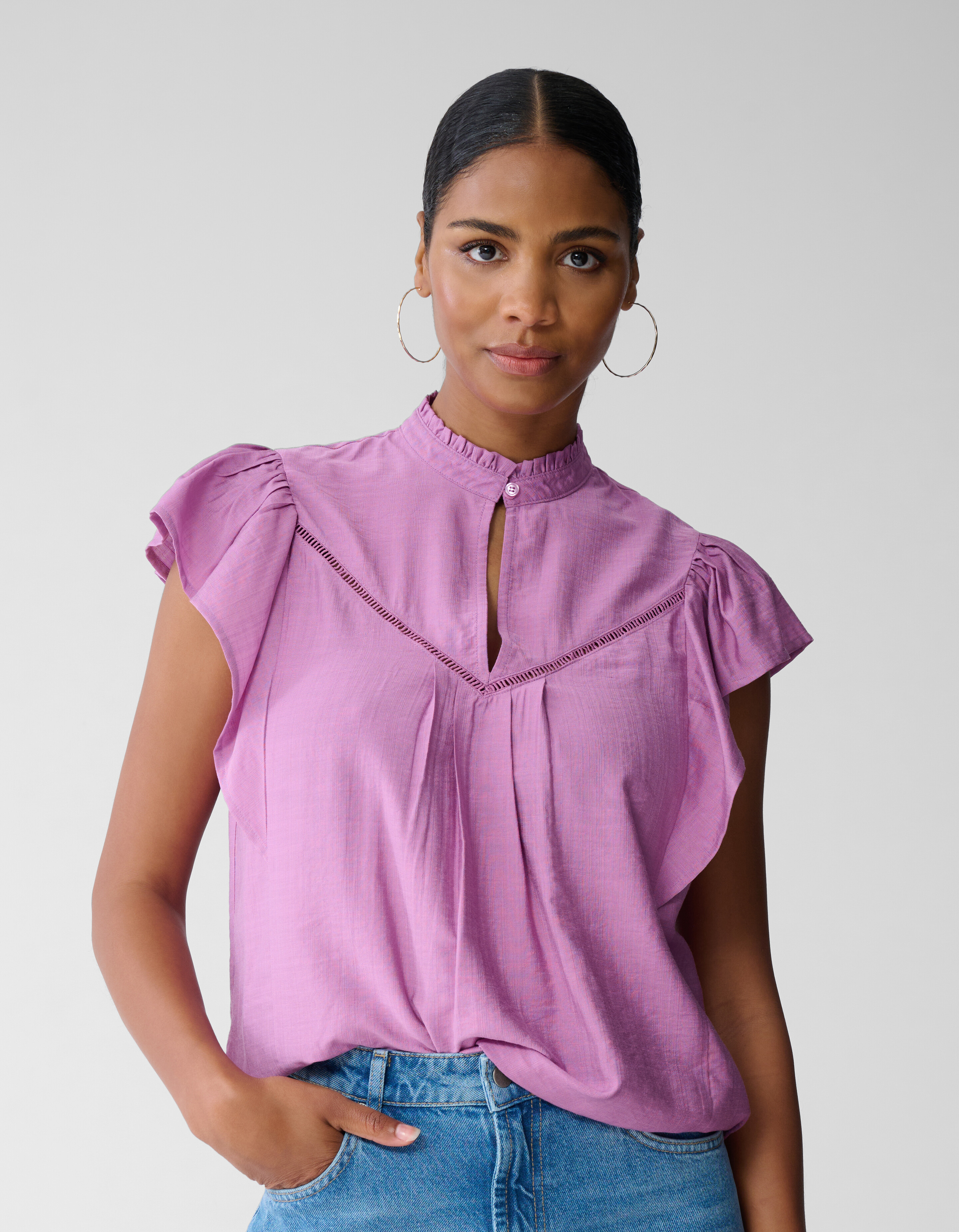 Rüschentop Rosa SHOEBY WOMEN