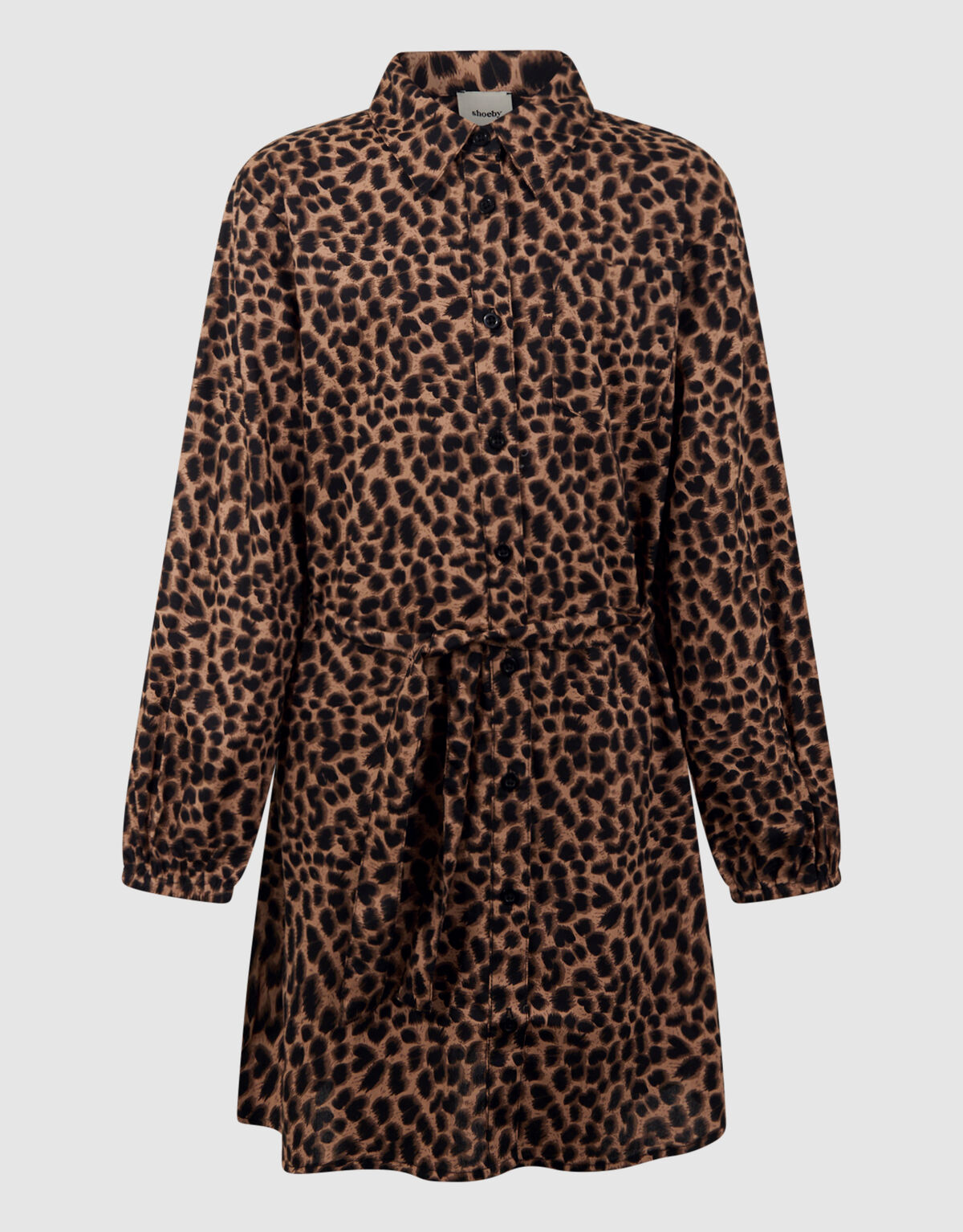 Leoparden-Minikleid Braun SHOEBY GIRLS