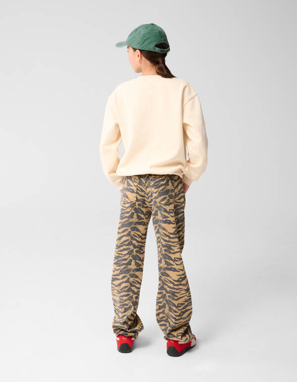 Tiger Wide Leg Jeans Braun SHOEBY GIRLS