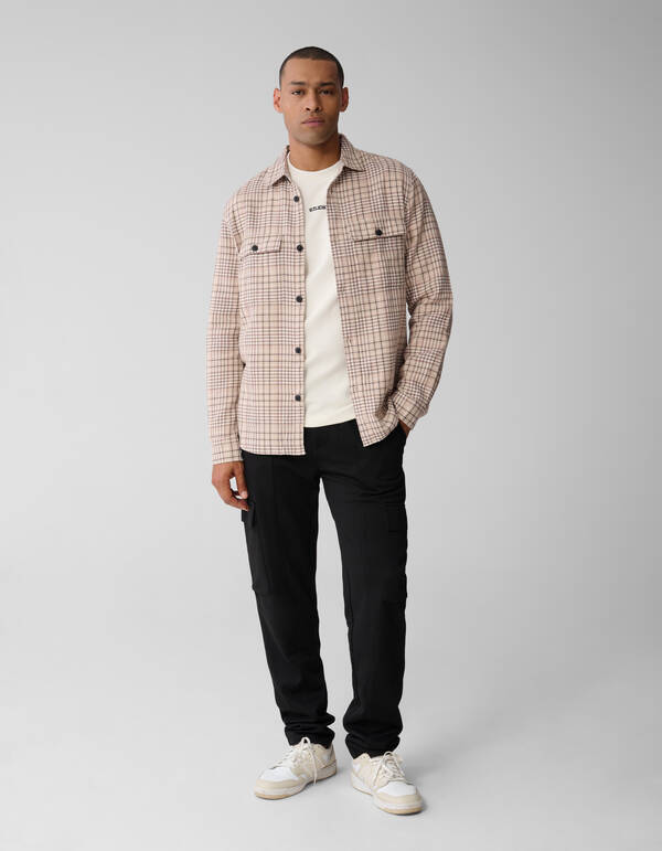 Ruiten Overshirt Sand SHOEBY MEN