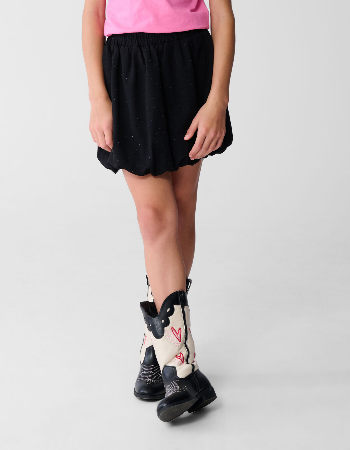 Strass Balloon Minirock Schwarz SHOEBY GIRLS