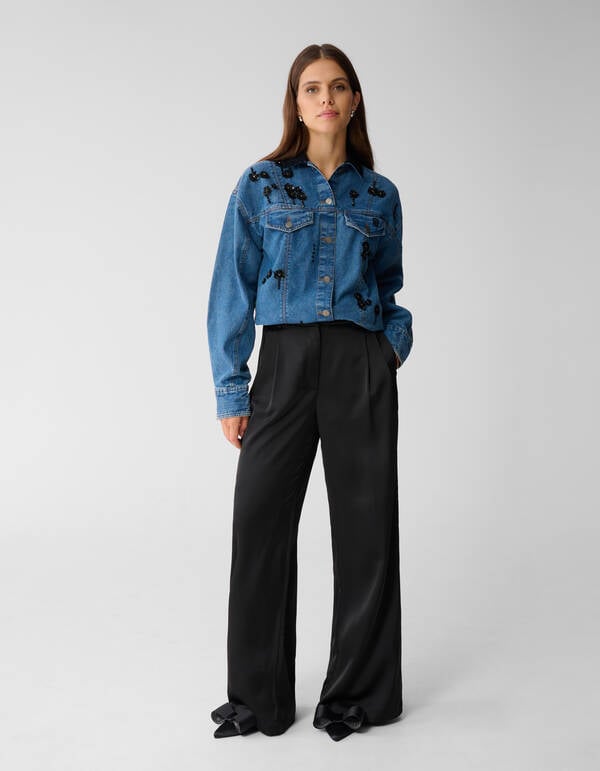 Verzierte Jeansjacke Blau von Mieke SHOEBY WOMEN