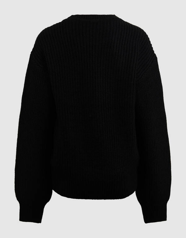 Pullover mit gro&szlig;em Herz SCHWARZ SHOEBY GIRLS