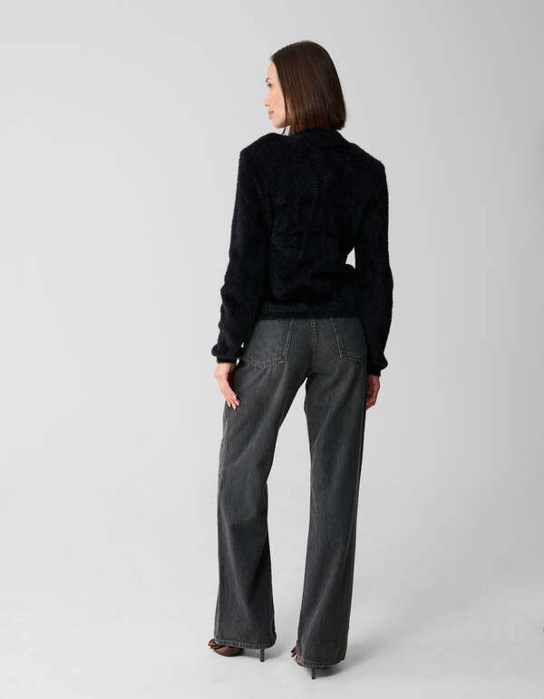 Weste mit gro&szlig;en Schultern, Schwarz SHOEBY WOMEN