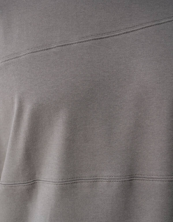 Mixed Lines Kunstwerk T-Shirt Dunkelgr&uuml;n SHOEBY MEN