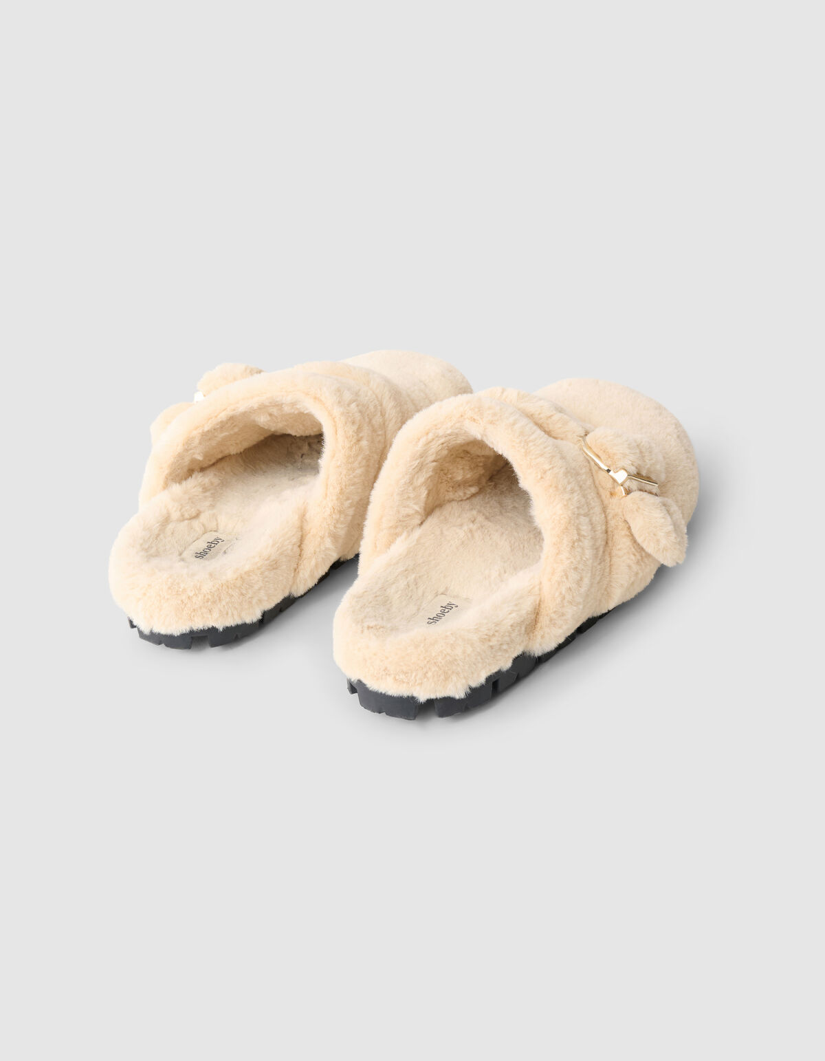 Furry Mule Sand SHOEBY SHOES