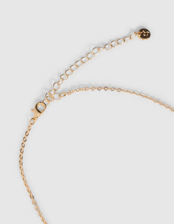 Palm Love Charm Halskette Gold SHOEBY ACCESSOIRES