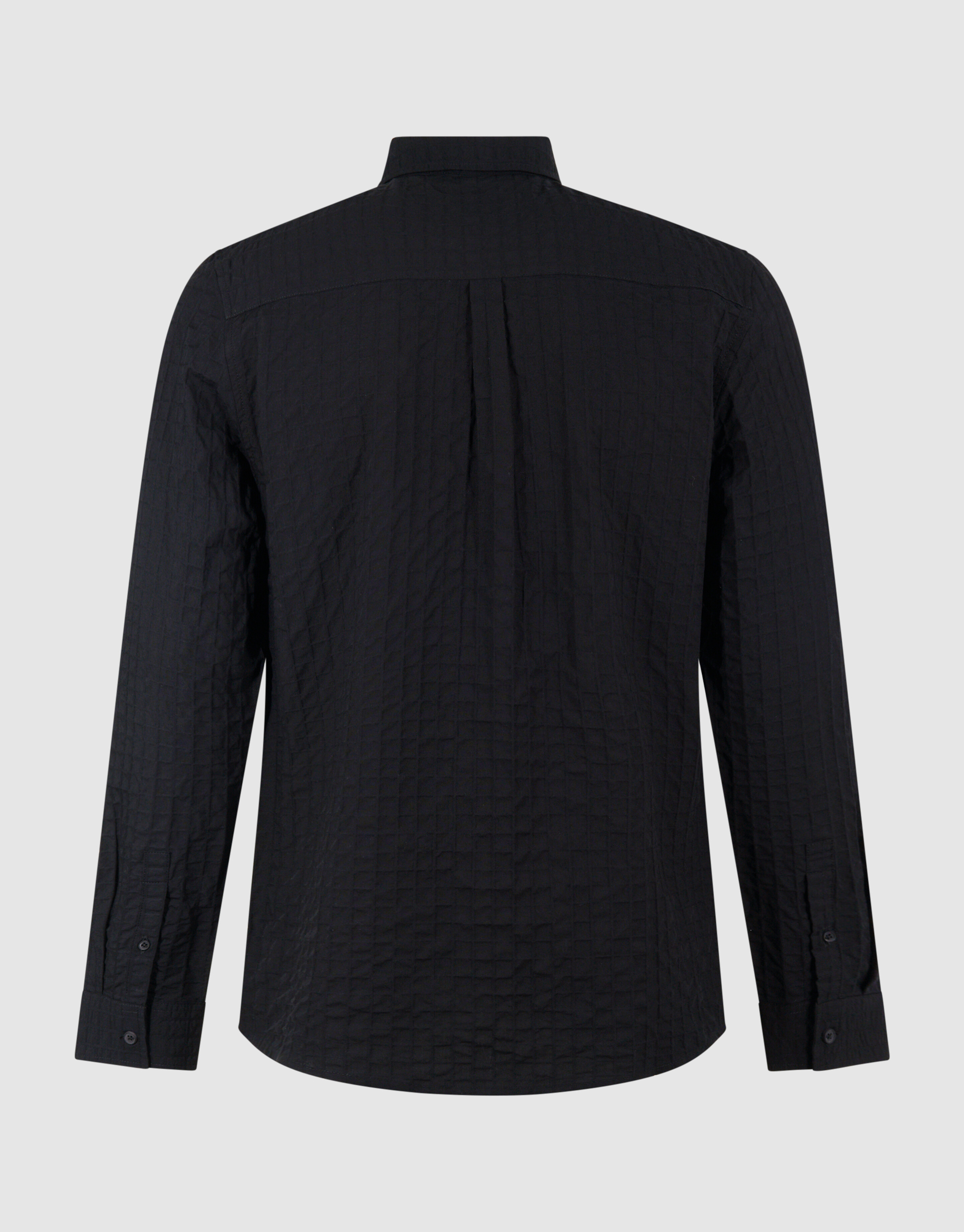 Struktur Hemd Schwarz SHOEBY MEN