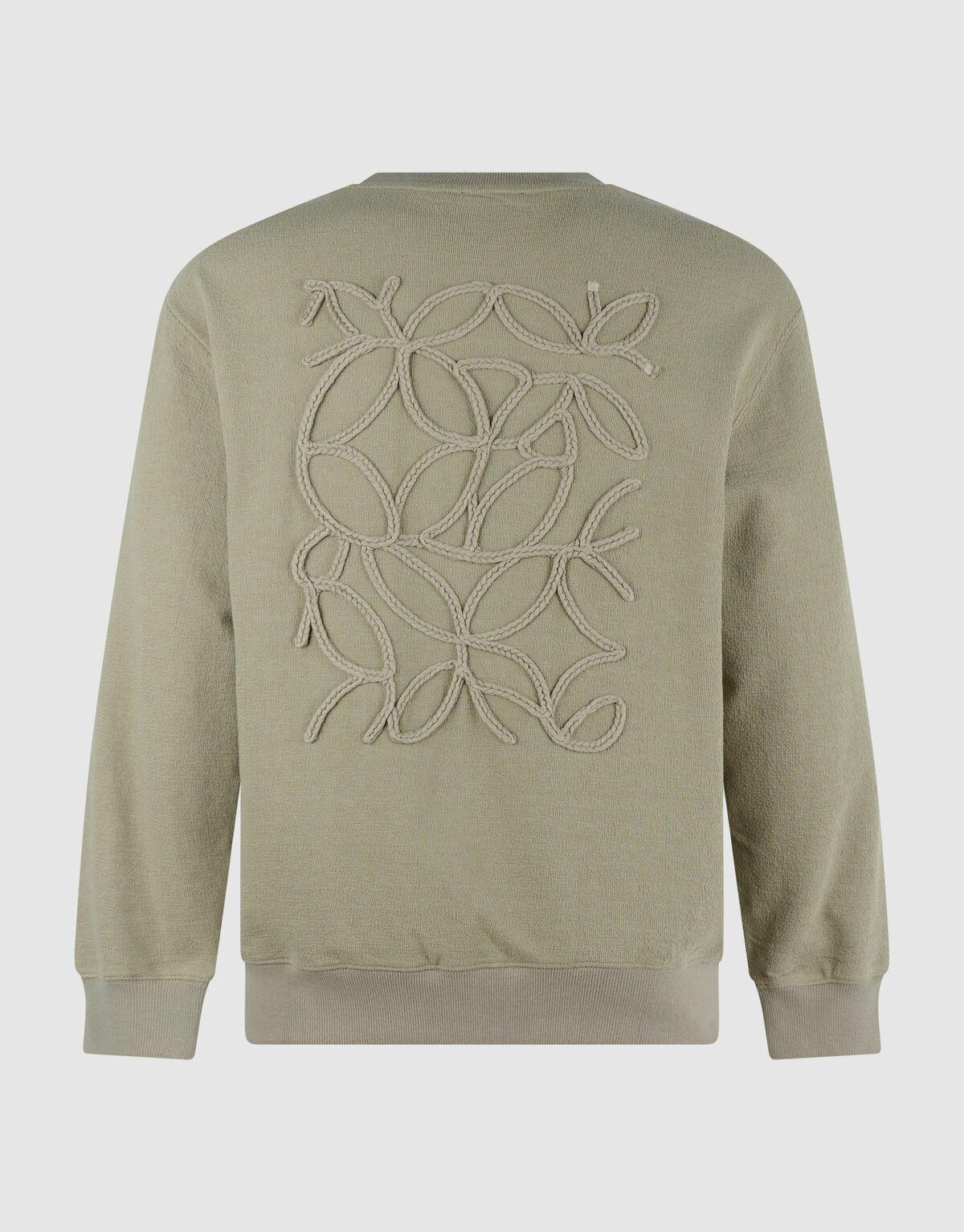 Embroidery Sweater Lichtgroen SHOEBY MEN