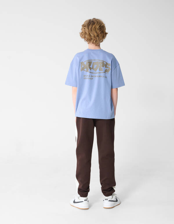 Drops Artwork T-shirt Blauw SHOEBY BOYS