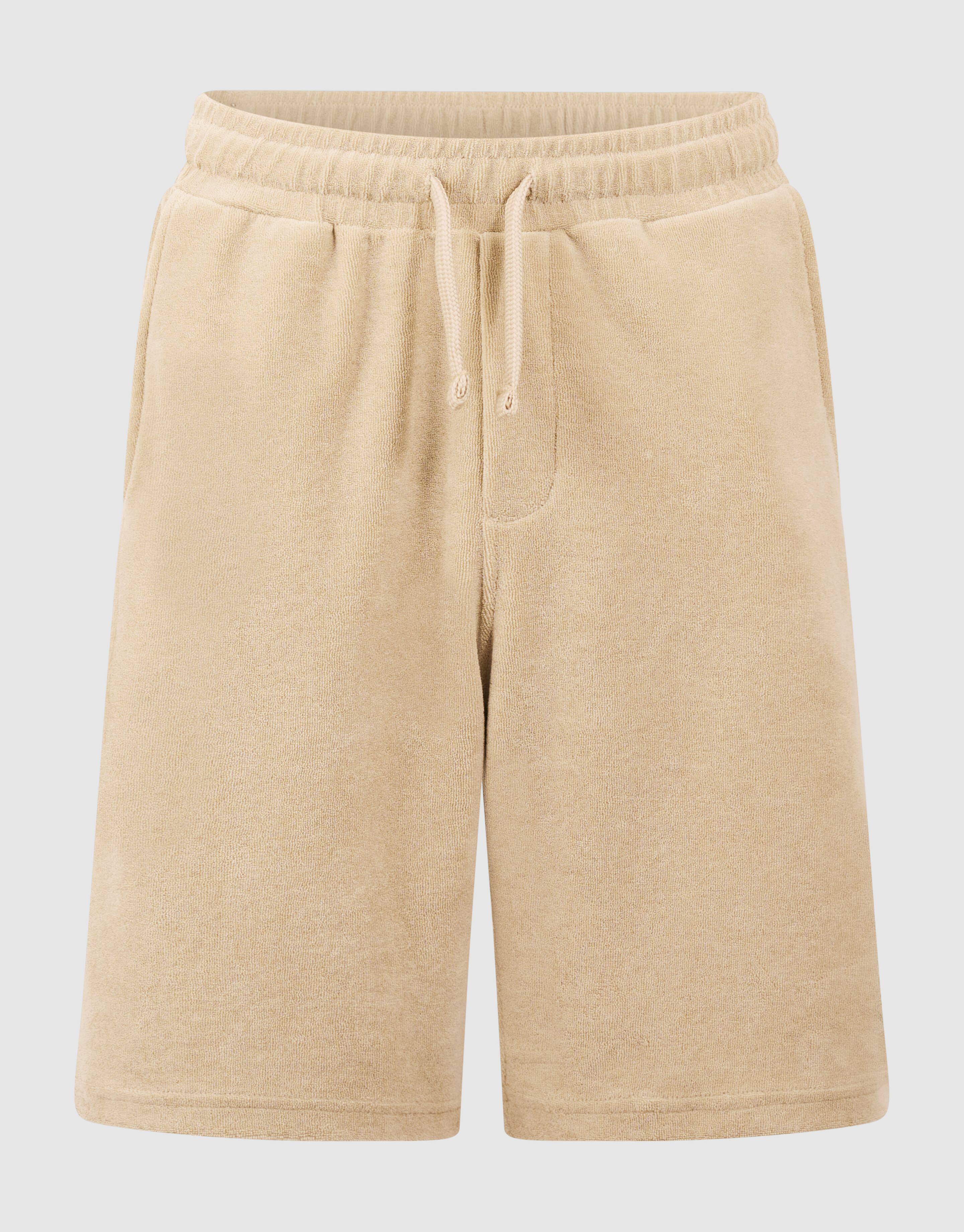Frottee Relaxed Fit Shorts Beige SHOEBY BOYS