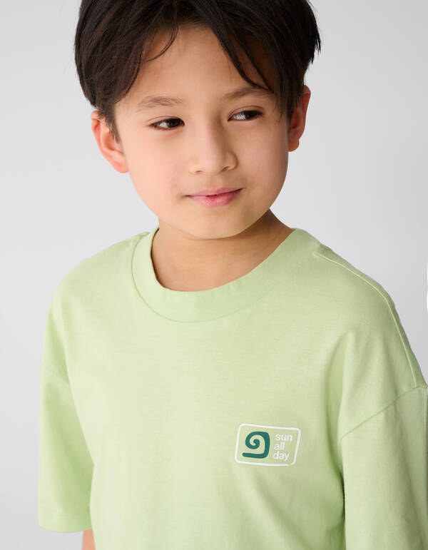 Green Wave T-Shirt Hellgr&uuml;n SHOEBY BOYS