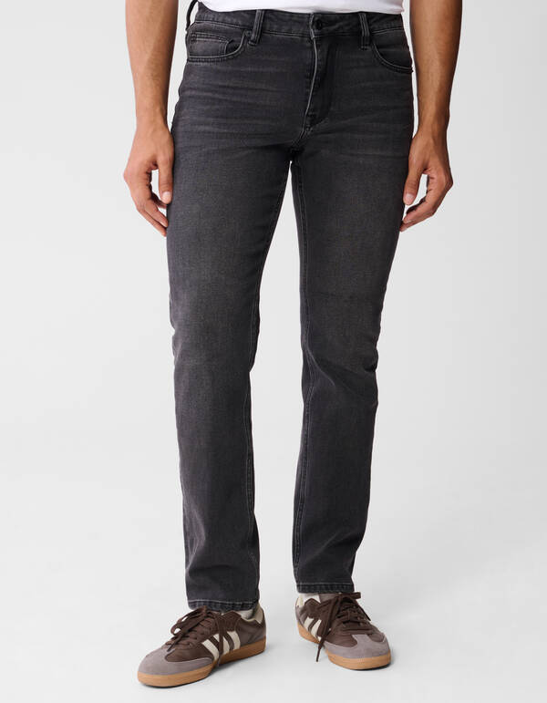 Gewaschene Straight Jeans Schwarz L32 SHOEBY MEN