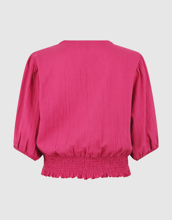Tape-Cropped-Top in Rosa SHOEBY WOMEN