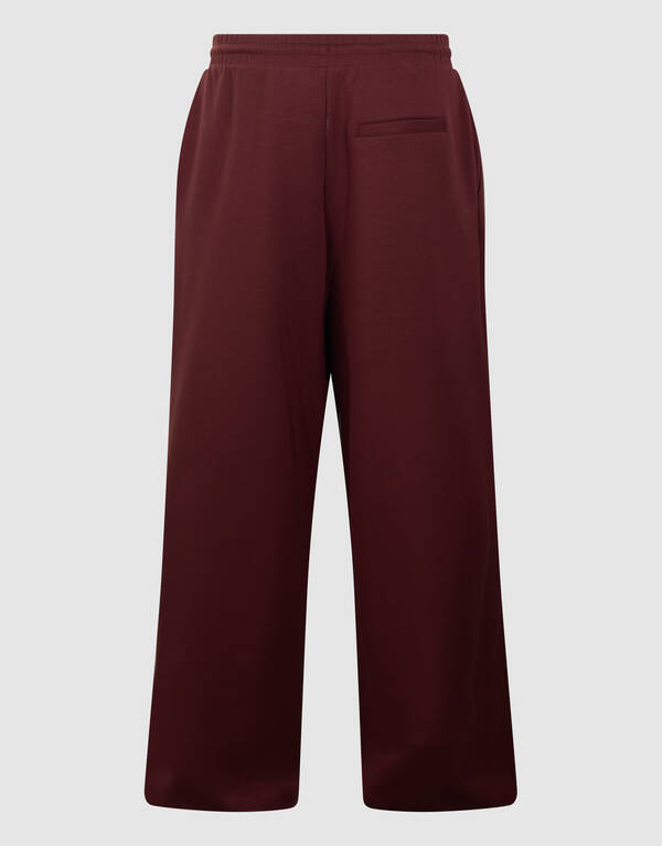 Stripe Jogger Wide Leg Hose Dunkelrot SHOEBY WOMEN