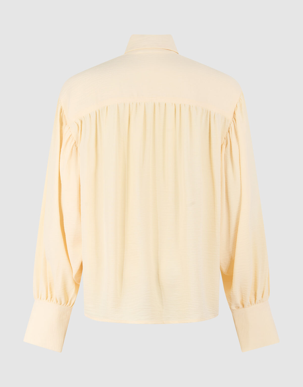 Oversized Twist Blouse Lichtgeel SHOEBY WOMEN