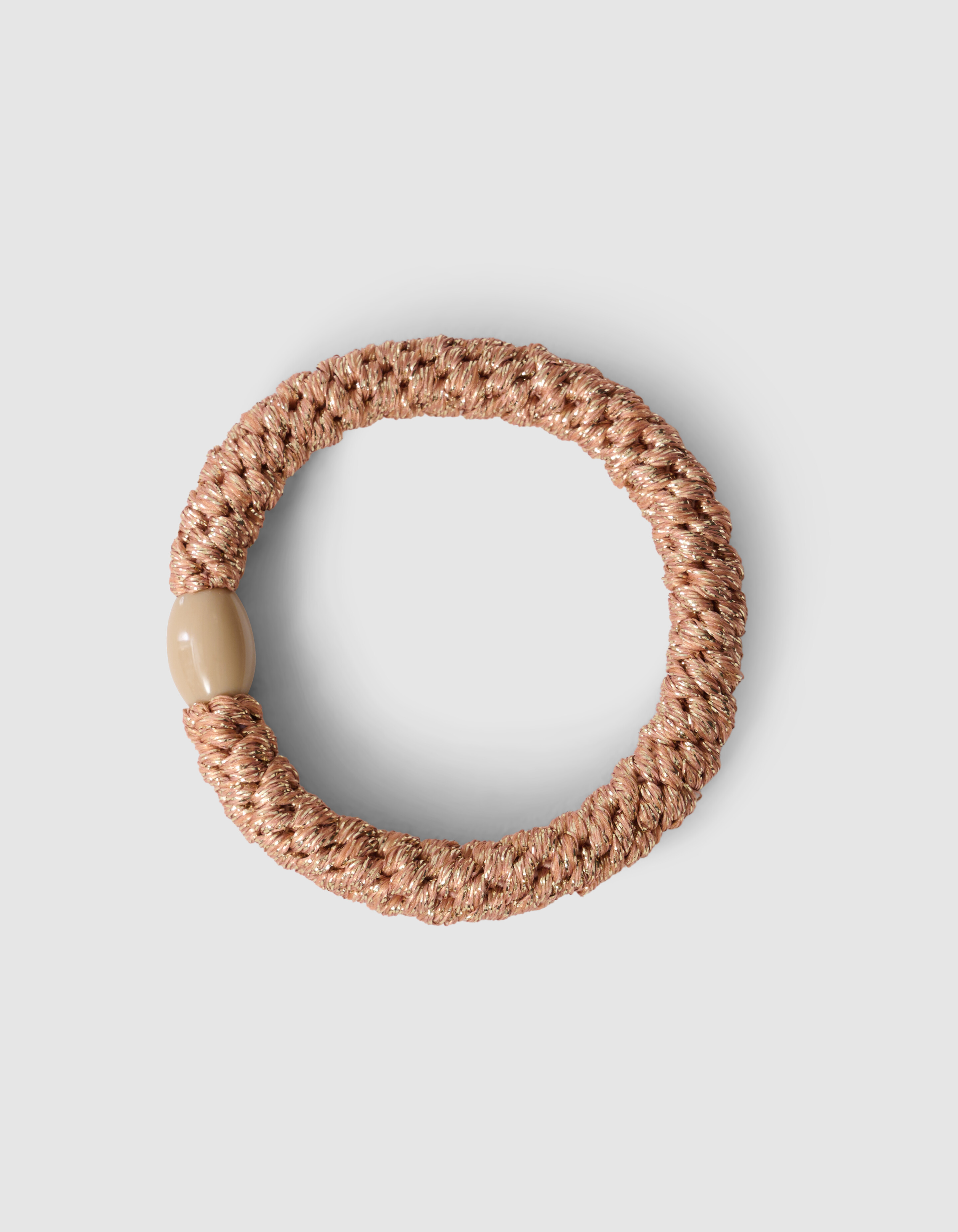 Lurex Haarelastiek Lichtbruin SHOEBY ACCESSOIRES