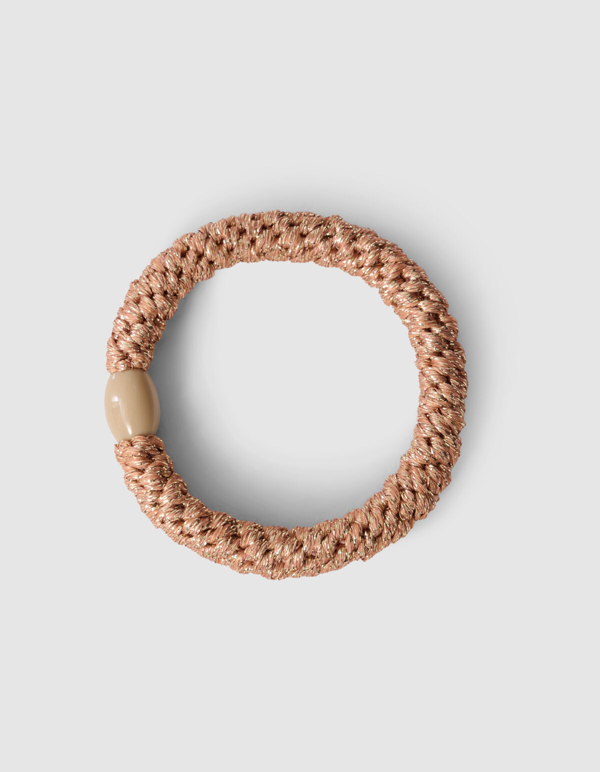 Lurex Haarelastiek Lichtbruin SHOEBY ACCESSOIRES