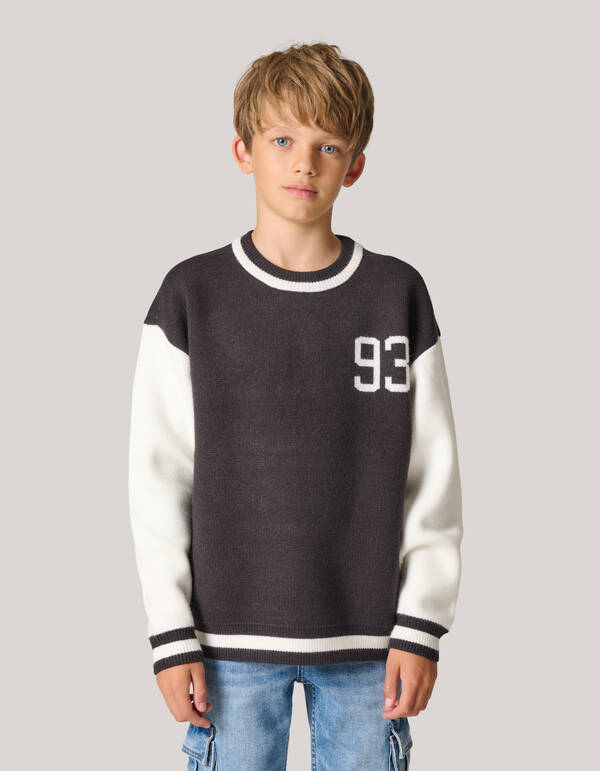 Strickpullover Schwarz SHOEBY BOYS