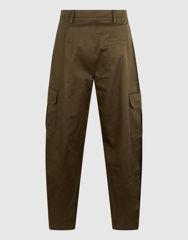 Cargohose mit Schn&uuml;rung Dunkelbraun SHOEBY WOMEN