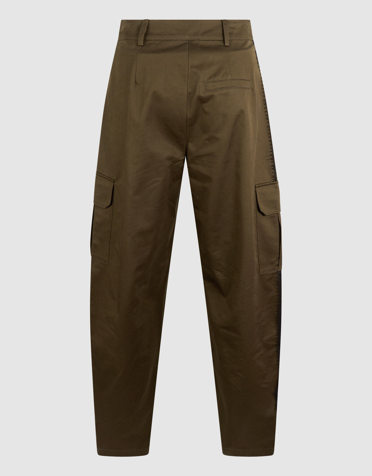 Cargohose mit Schn&uuml;rung Dunkelbraun SHOEBY WOMEN