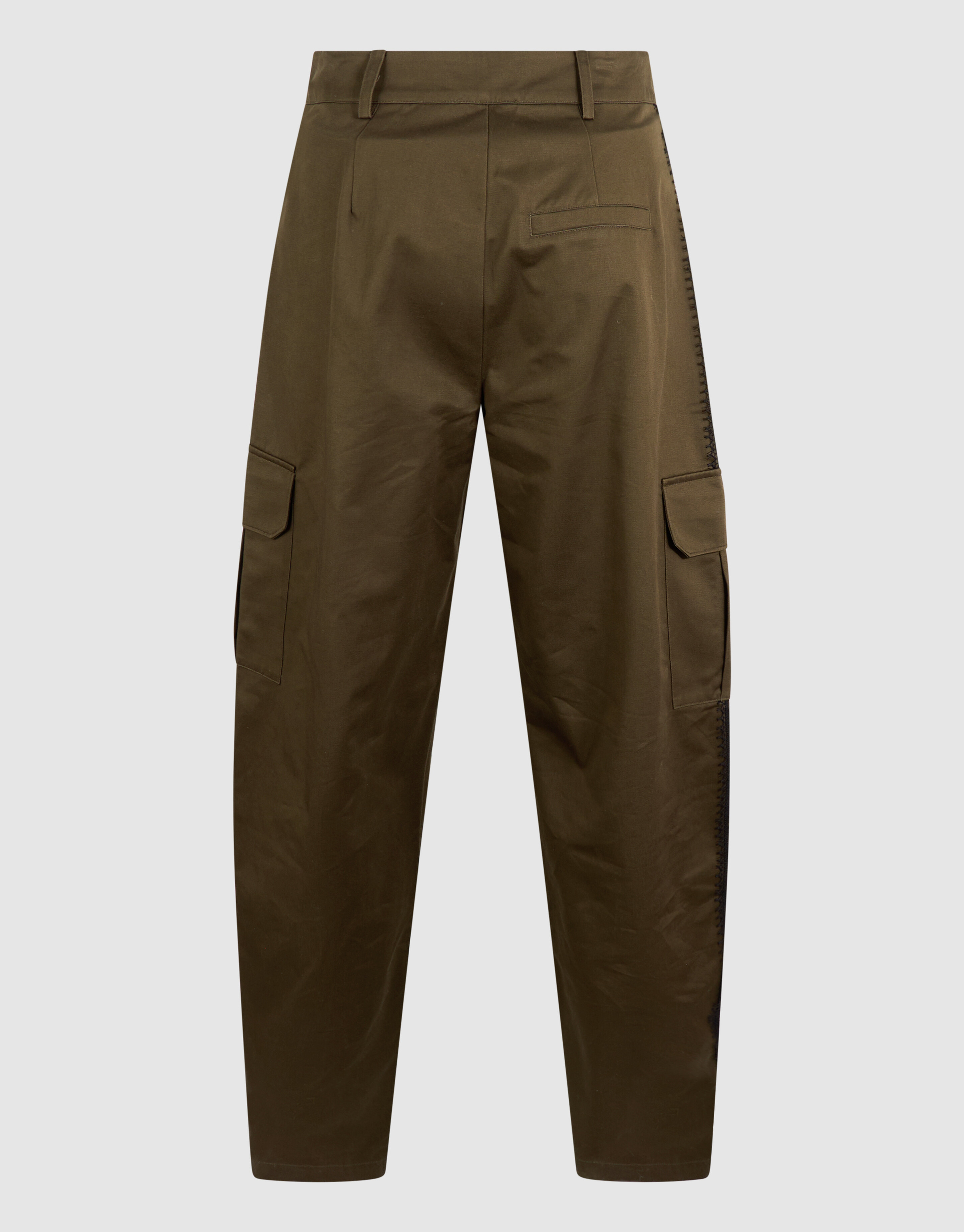 Cargohose mit Schn&uuml;rung Dunkelbraun SHOEBY WOMEN