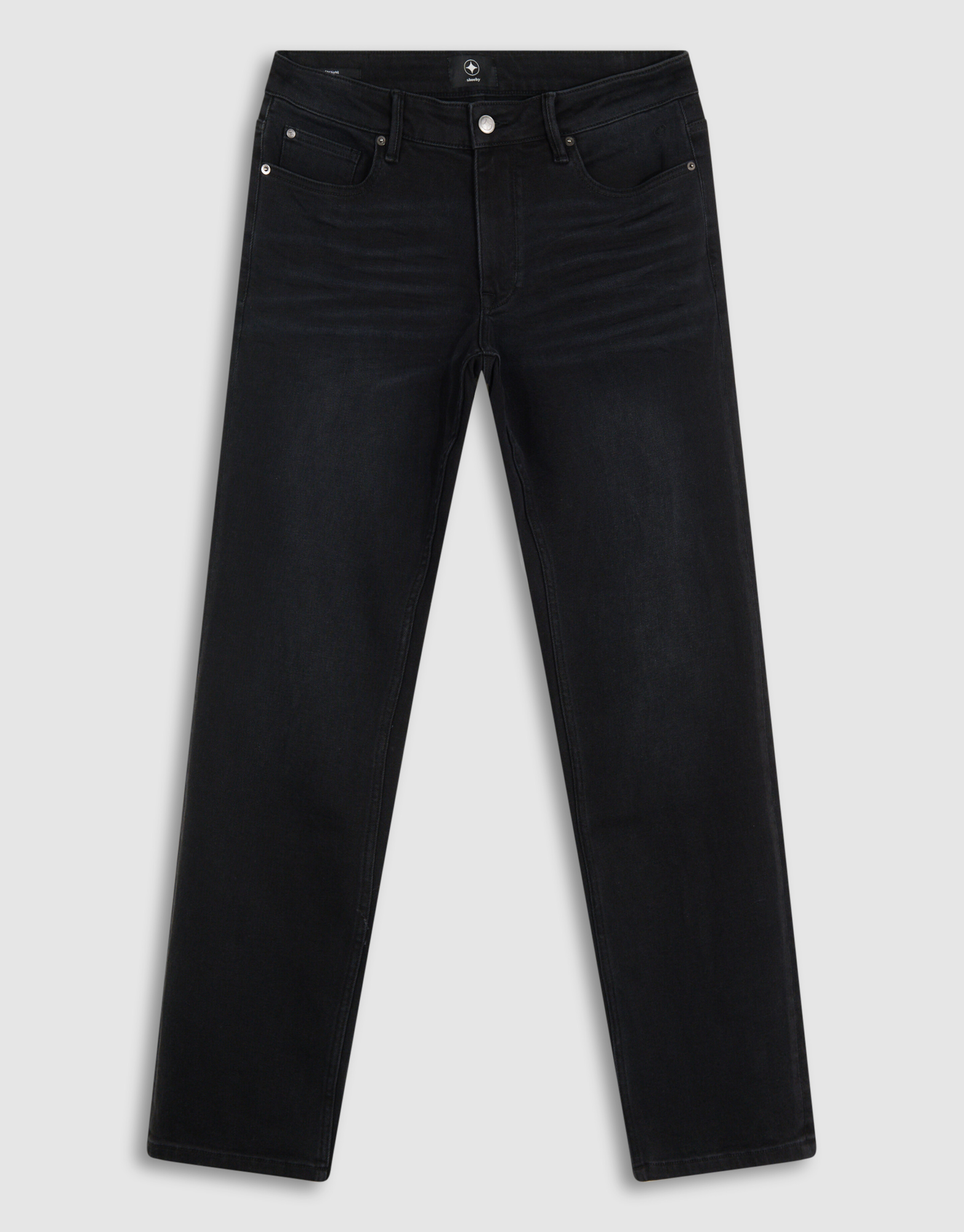 Straight Fit Jeans Dunkelgrau SHOEBY MEN