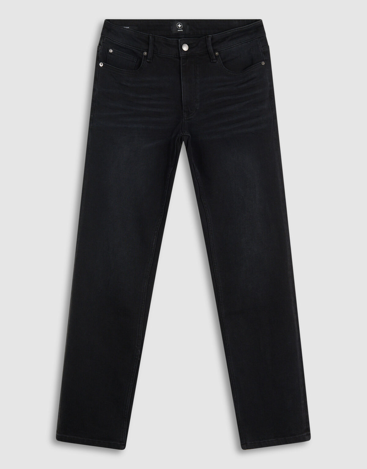 Straight Fit Jeans Dunkelgrau SHOEBY MEN