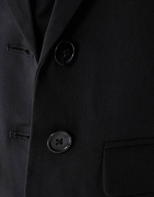 Blazer mit offenem R&uuml;cken Schwarz SHOEBY GIRLS