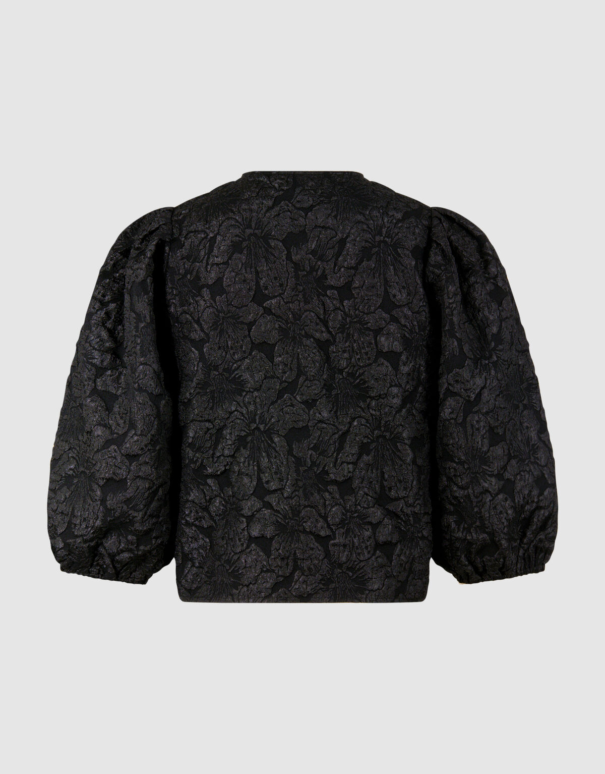 Puff-Jacquard-Bluse Schwarz SHOEBY WOMEN