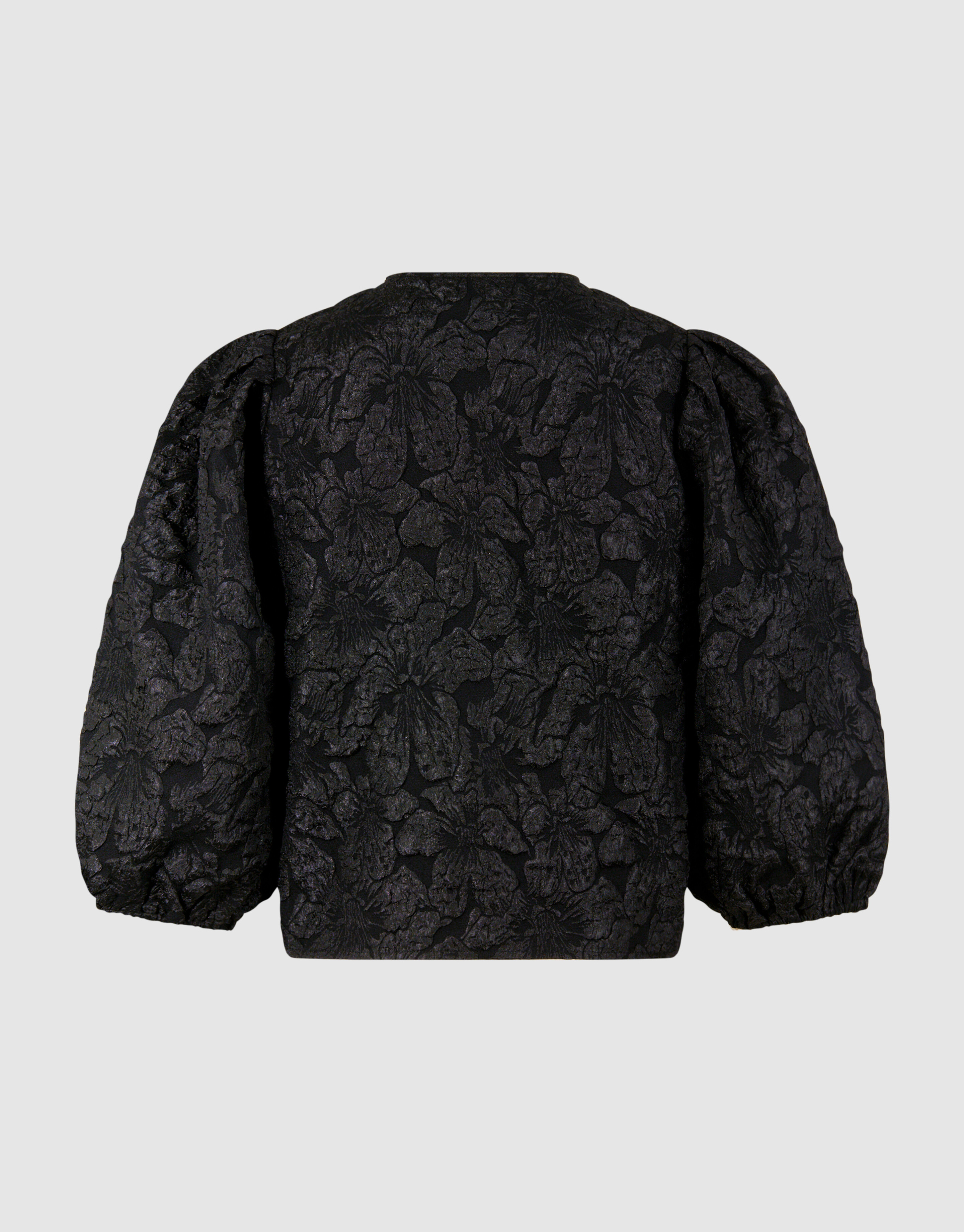 Puff-Jacquard-Bluse Schwarz SHOEBY WOMEN