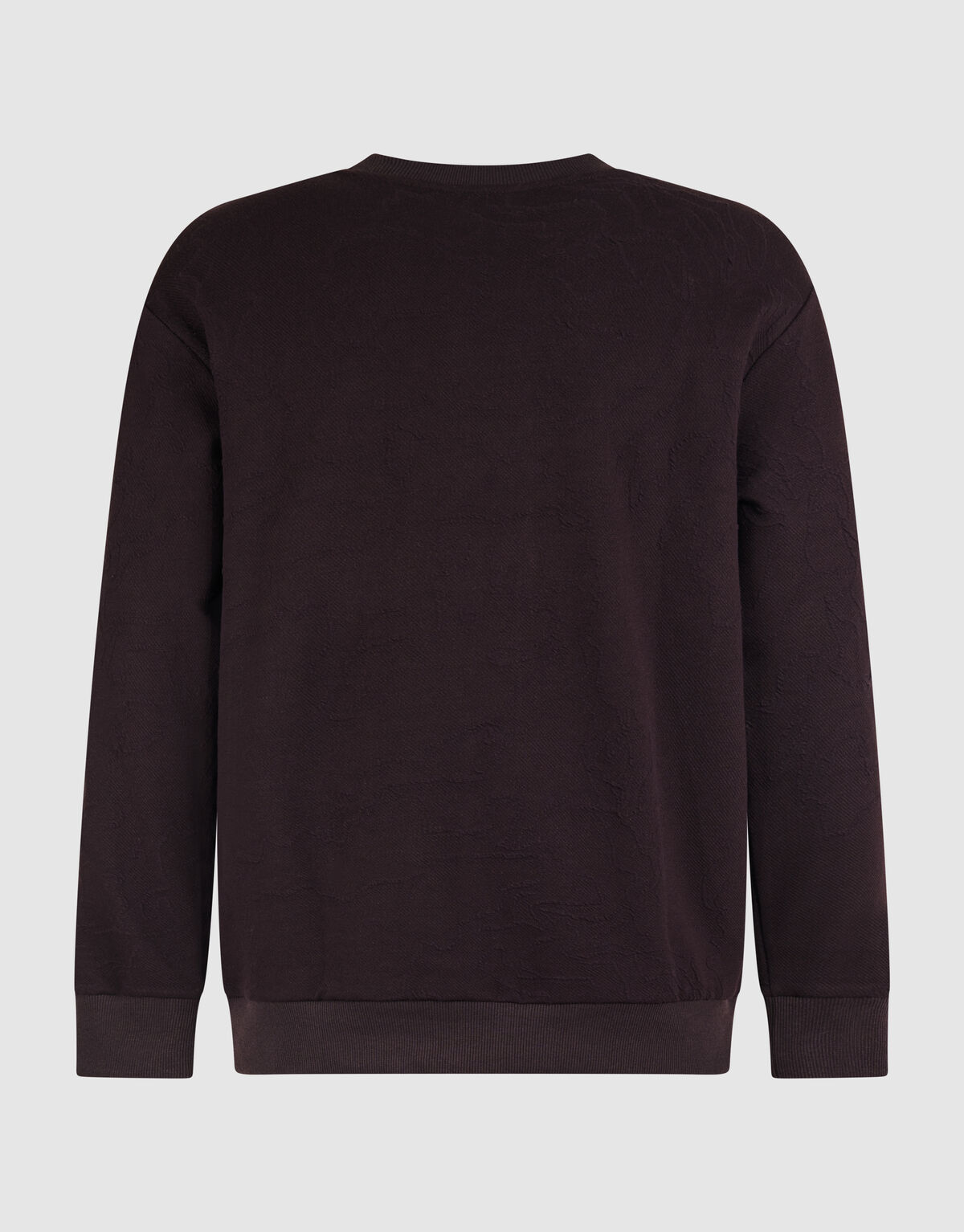 Struktur Sweatshirt Dunkelbraun SHOEBY MEN