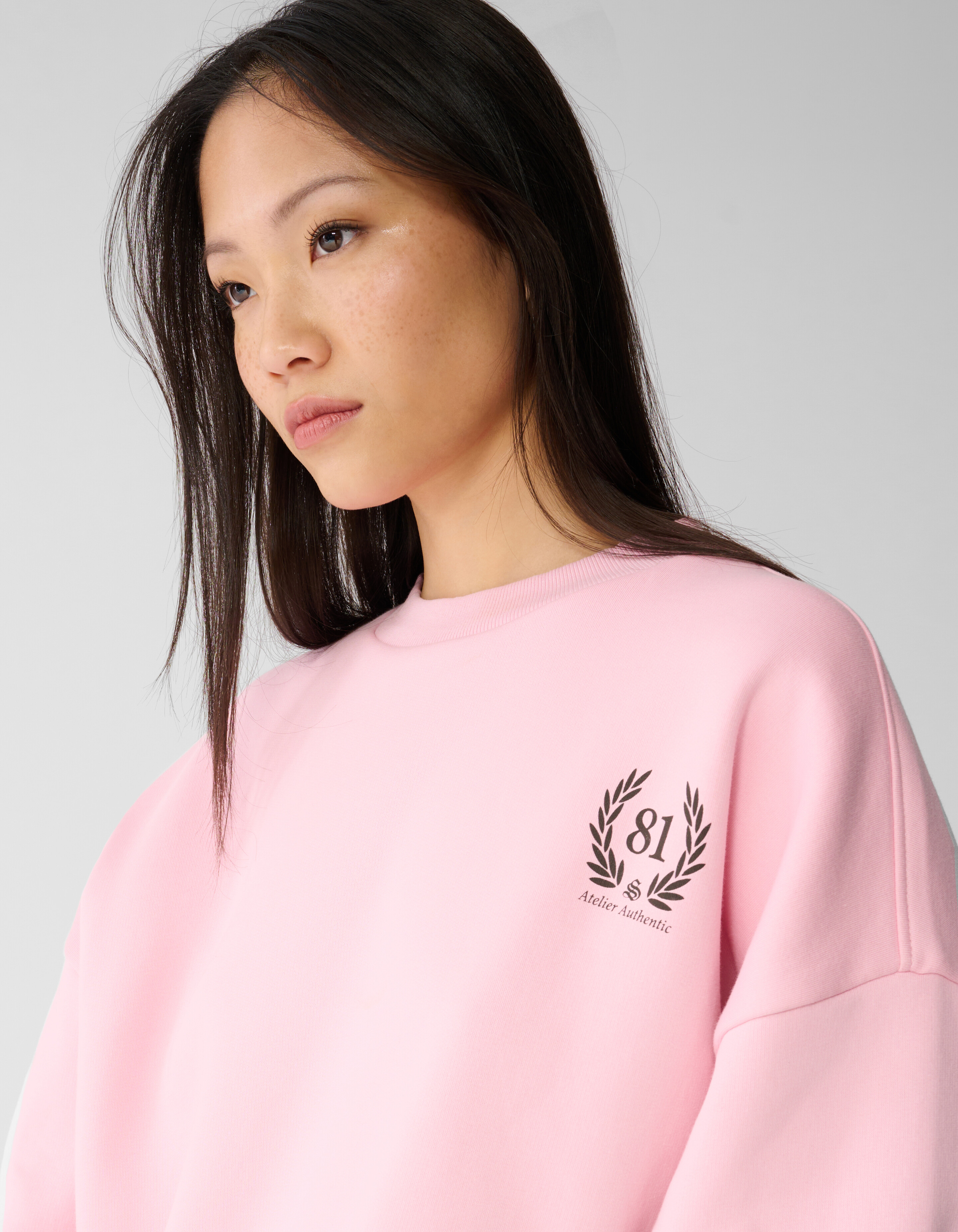 Social Club Artwork Pullover Rosa SHOEBY WOMEN