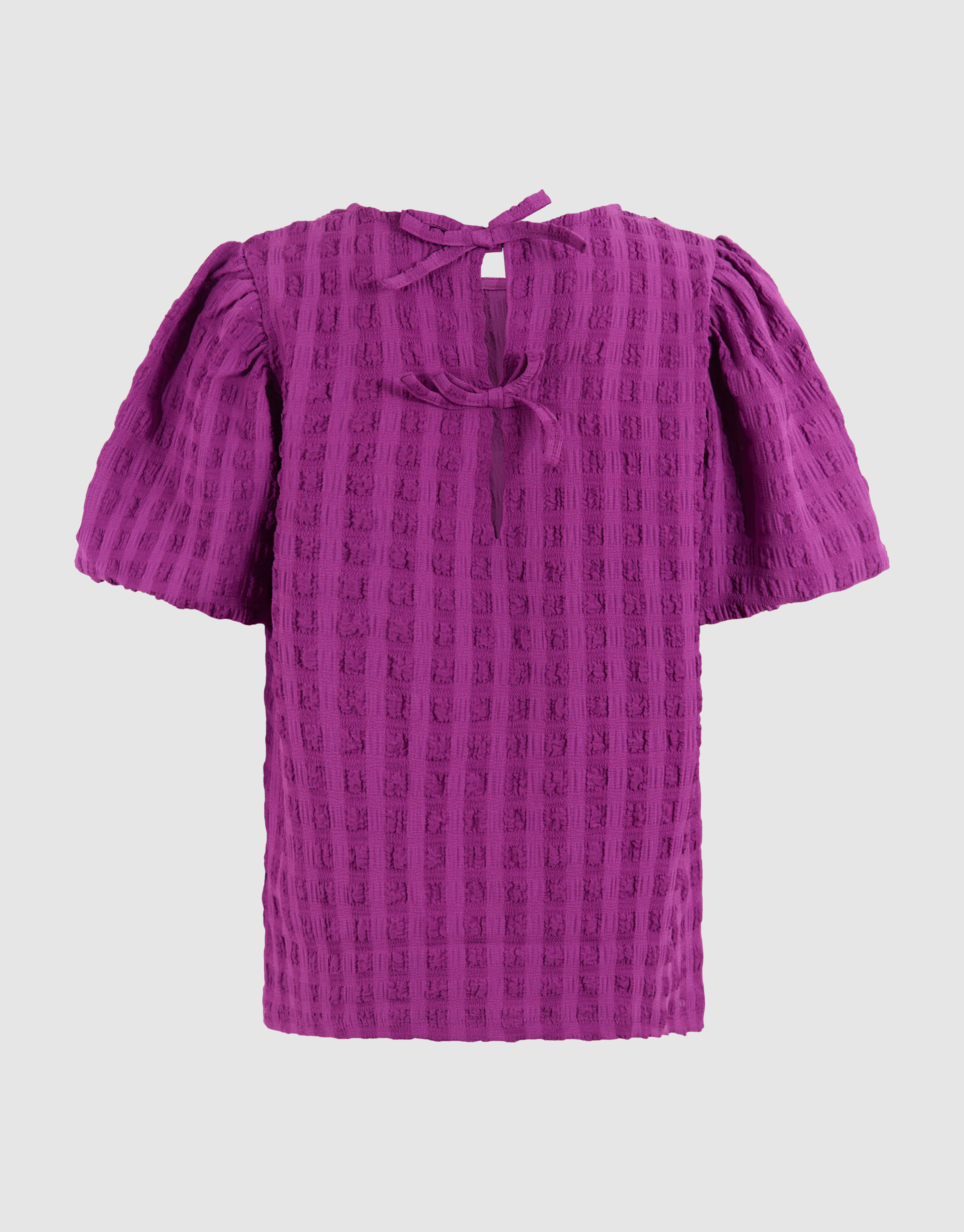 Crinkle Bow Top Lila SHOEBY GIRLS
