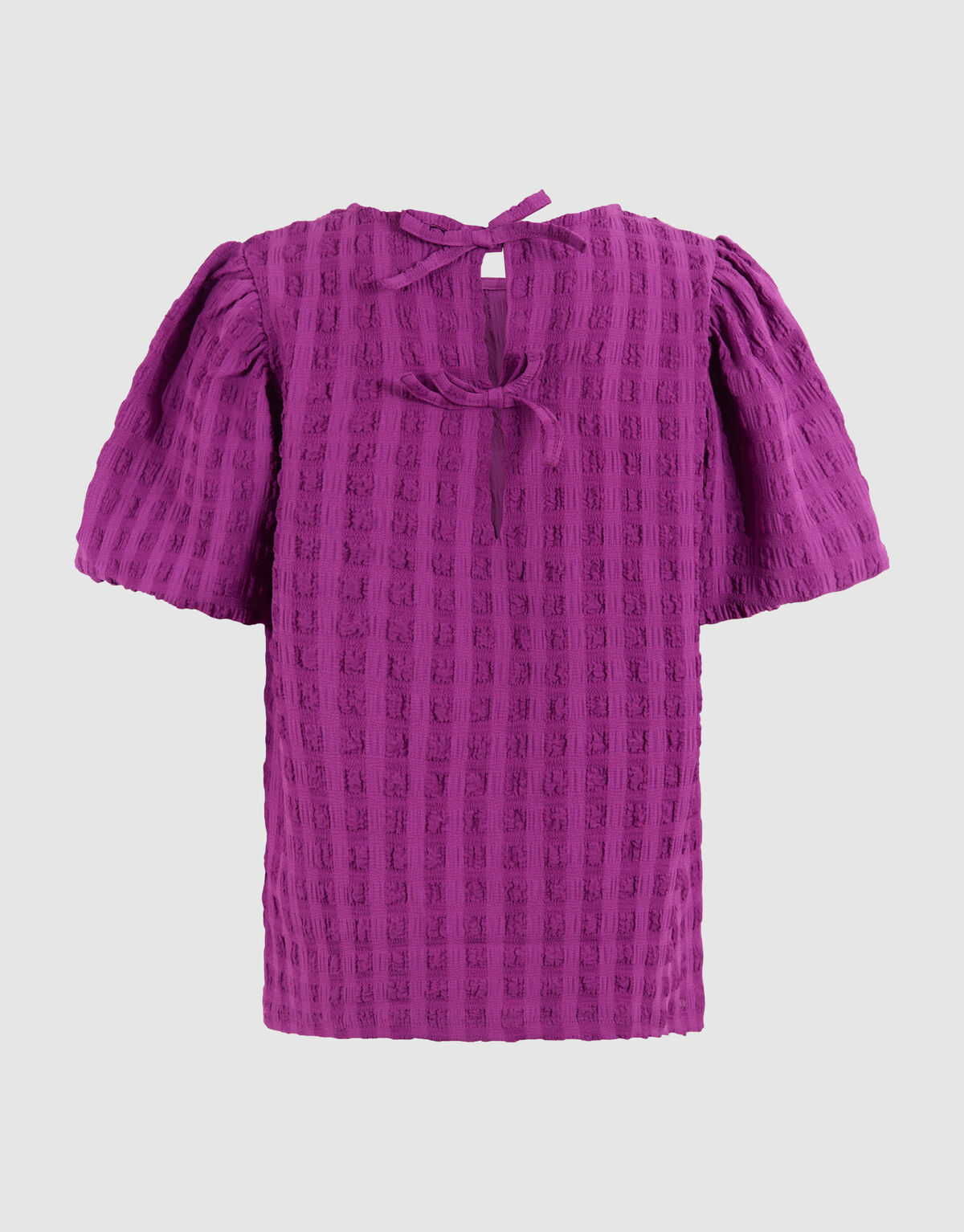 Crinkle Bow Top Lila SHOEBY GIRLS