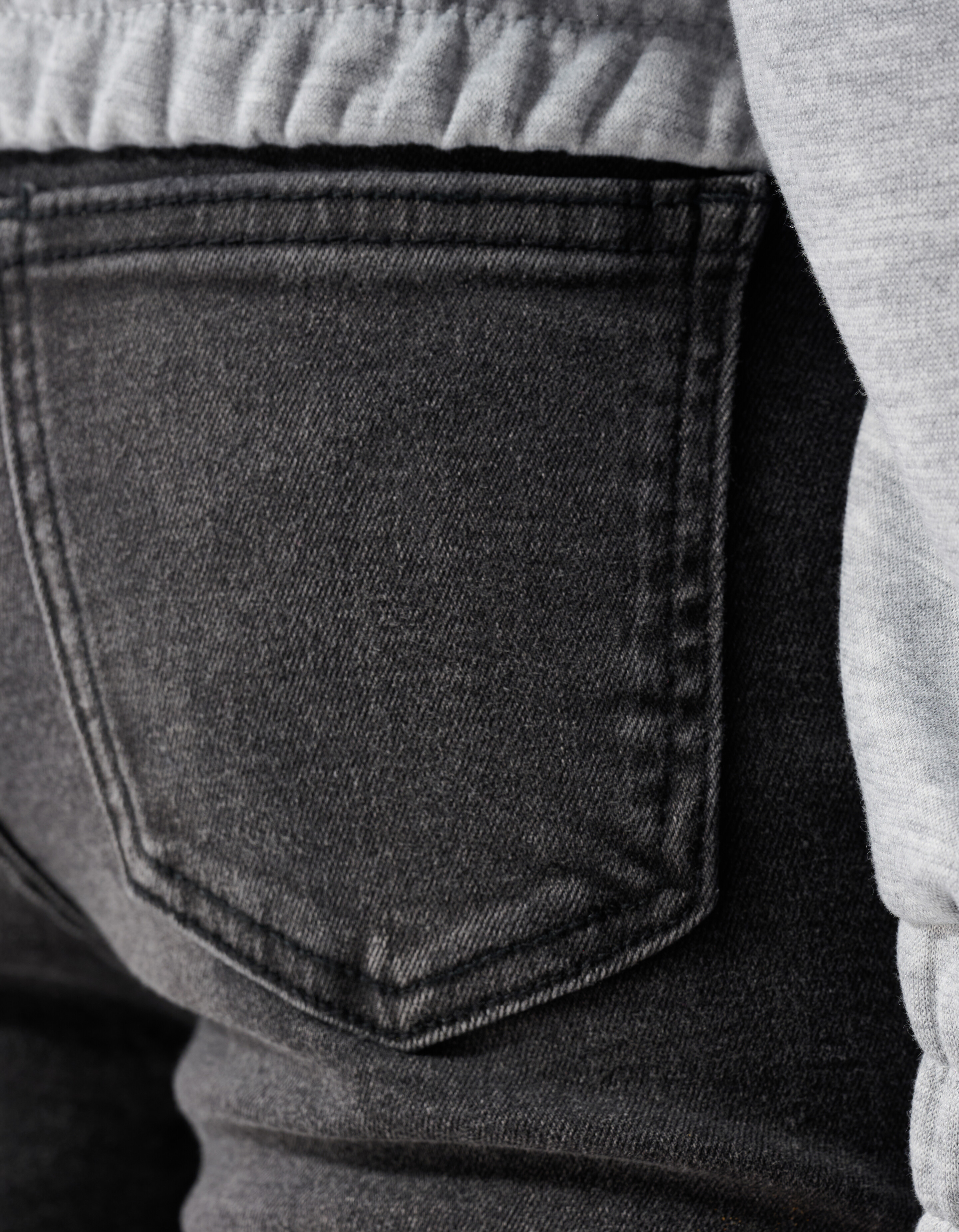 Flared Denim Jeans Schwarz SHOEBY GIRLS