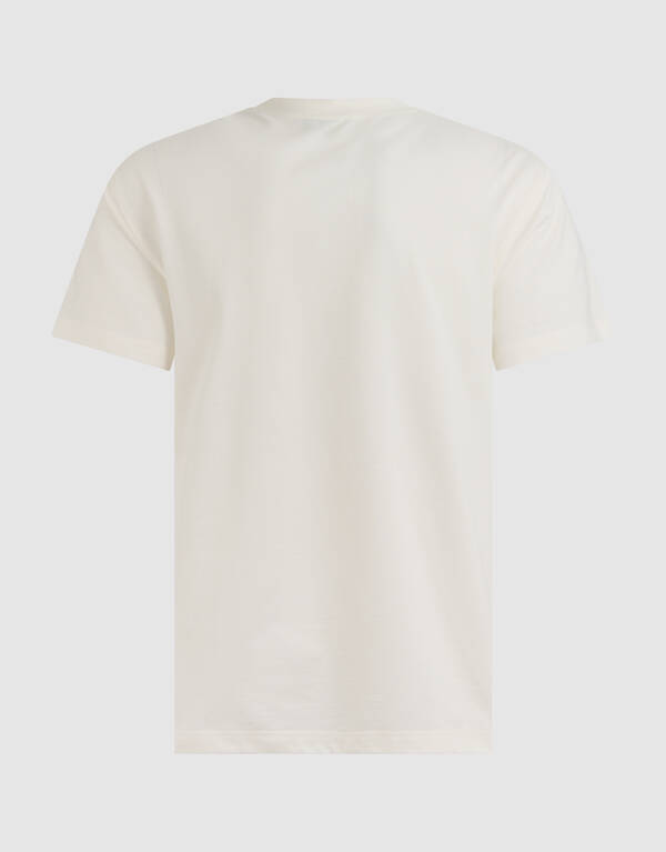 Gen&auml;htes Kunstwerk T-shirt Gebroken Wit SHOEBY MEN