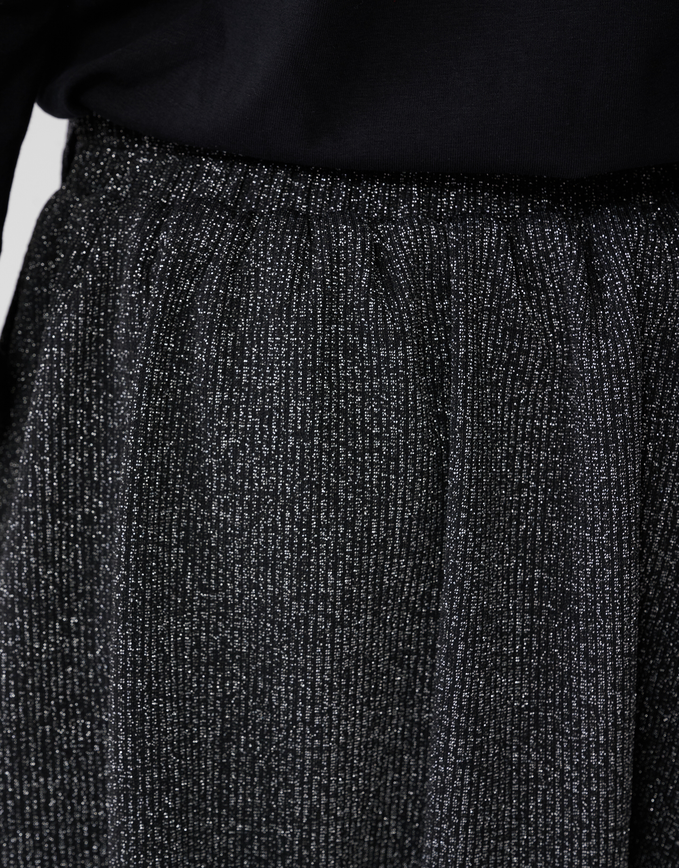 Minirock mit Glitzerschleife in Schwarz SHOEBY GIRLS