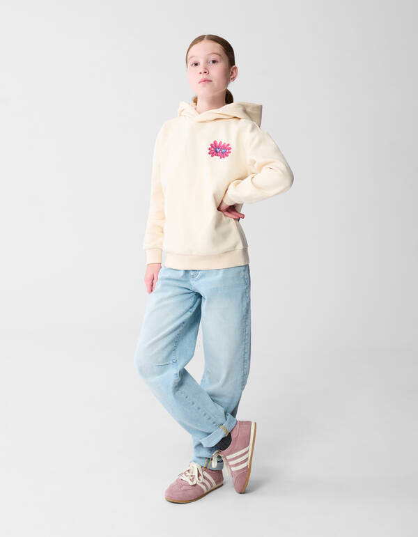 Hoodie mit Blumenmuster, Off-White SHOEBY GIRLS
