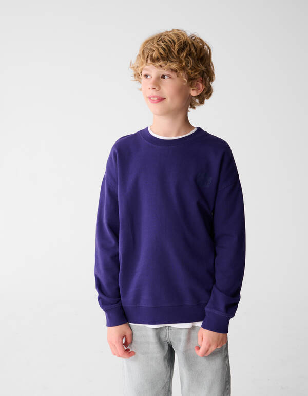 Fear None Kunst Sweatshirt Lila SHOEBY BOYS