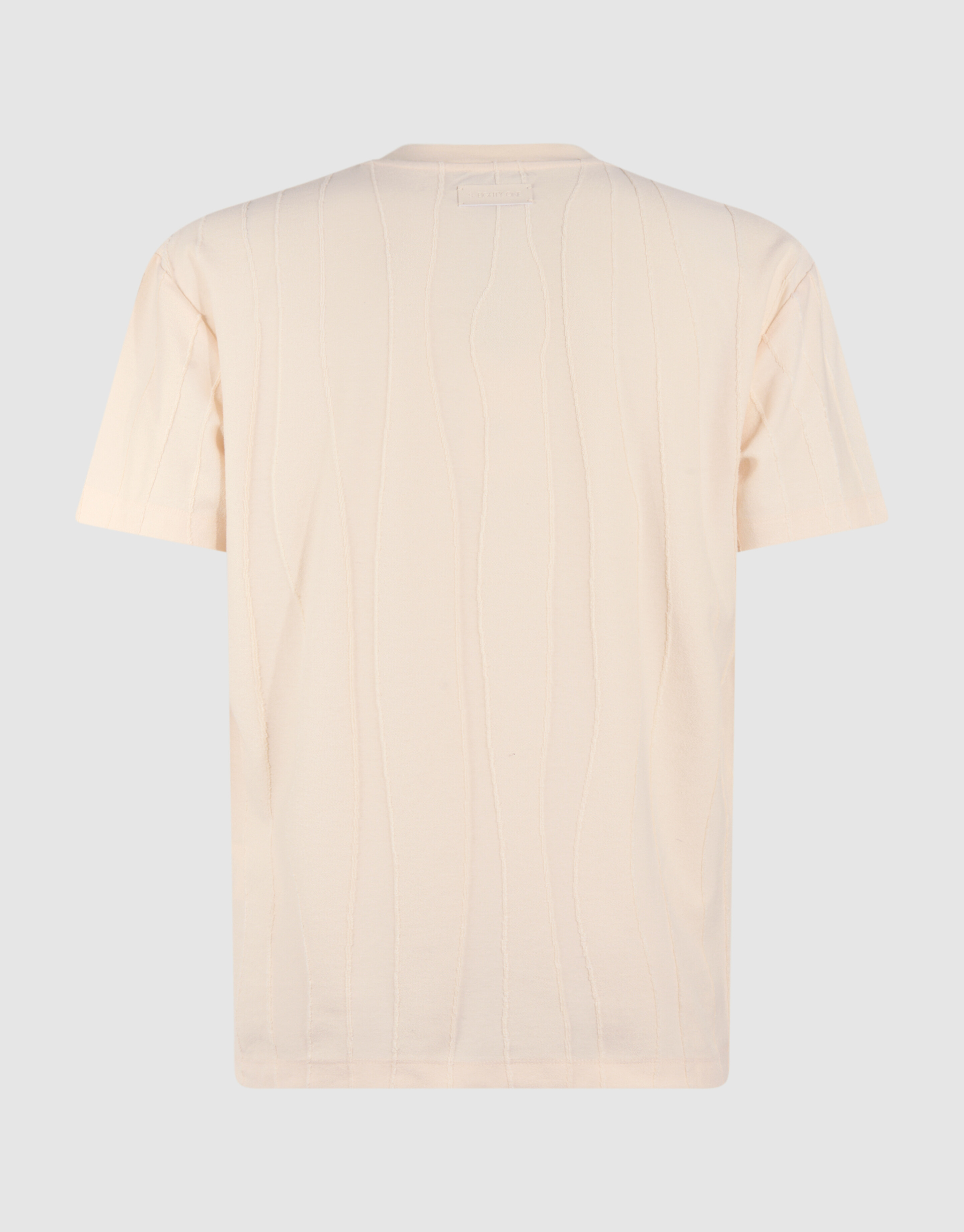 Wellenlinien T-Shirt Hellgelb SHOEBY MEN
