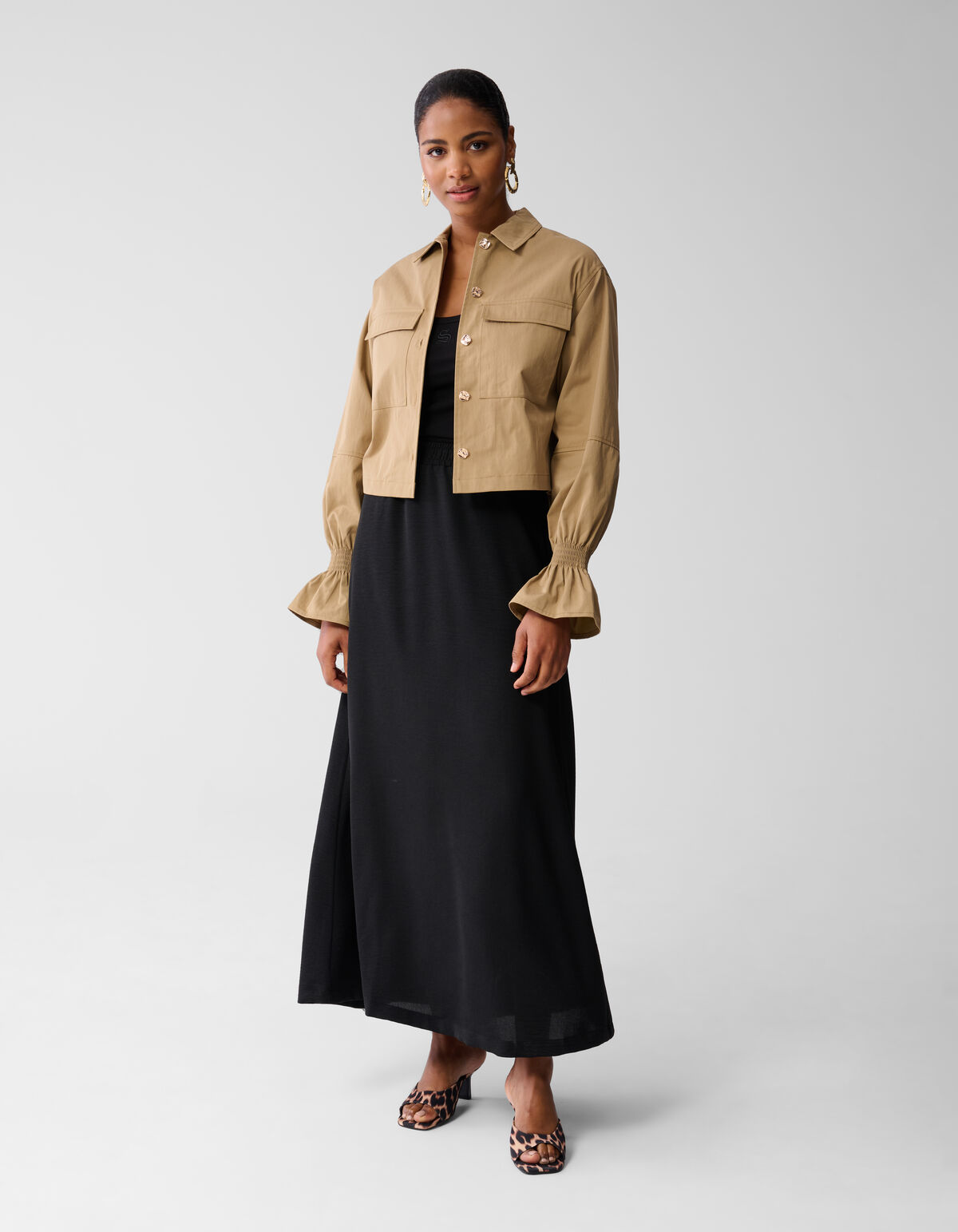 Gekürzte Jacke Braun SHOEBY WOMEN