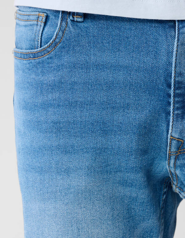 Straight Fit Jeans, mittelblau, L32 SHOEBY MEN