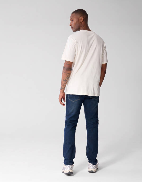 Slim Straight Fit Jeans Dunkelblau L34 SHOEBY MEN