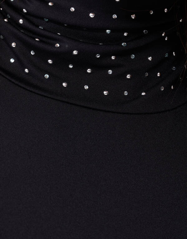 Strass Col Top Schwarz SHOEBY WOMEN