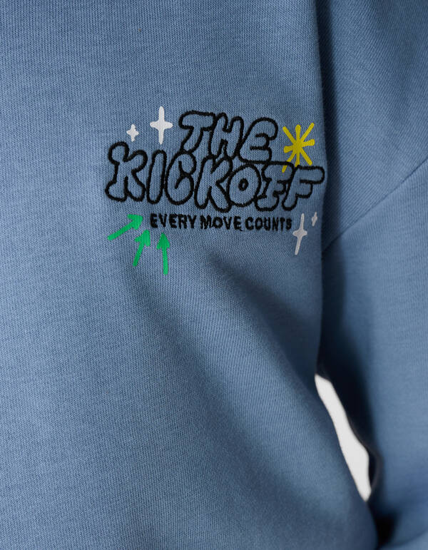 Kick Off Artwork Sweatshirt Hellblau SHOEBY BOYS