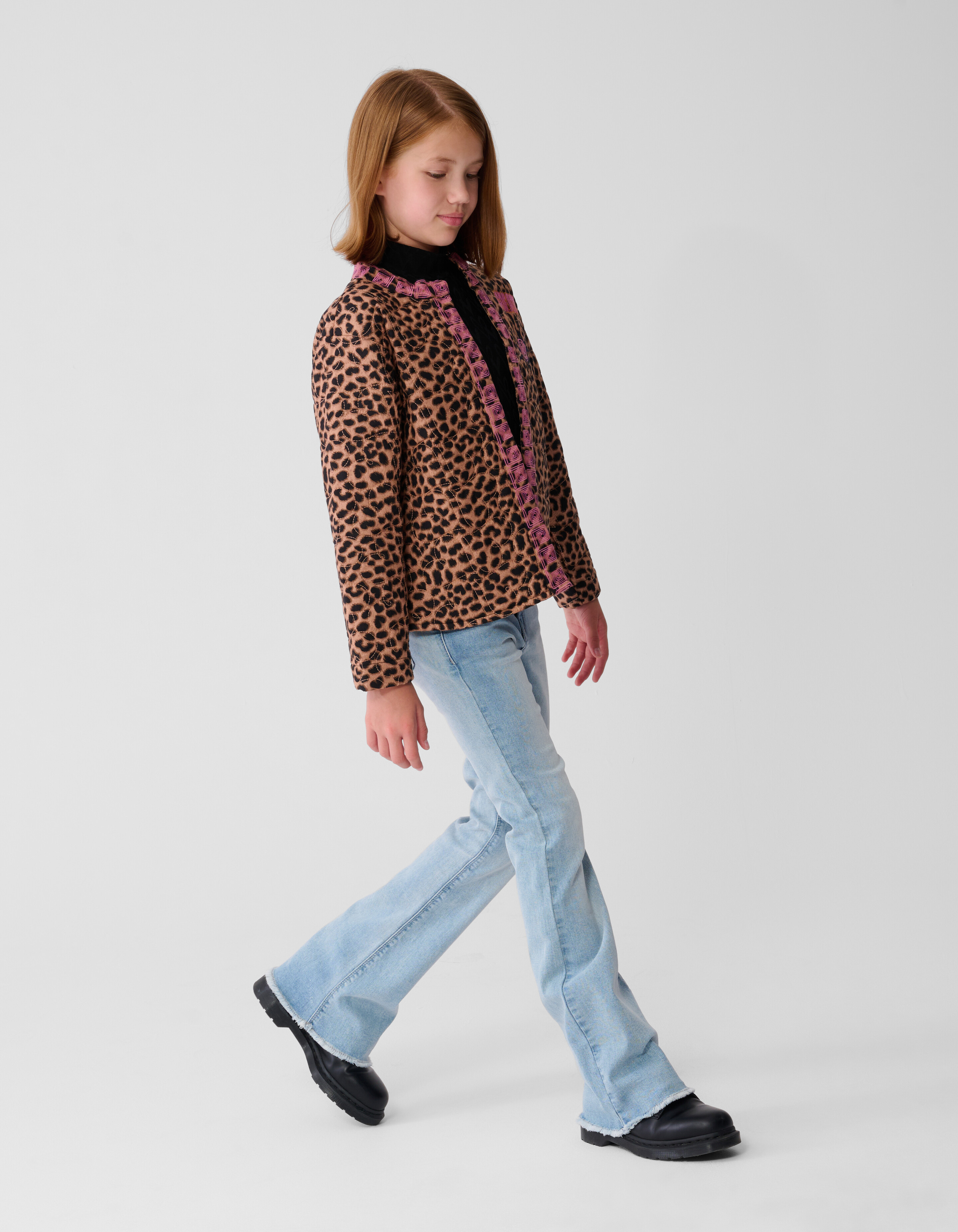 Jack Bruin mit Leopardenmuster SHOEBY GIRLS