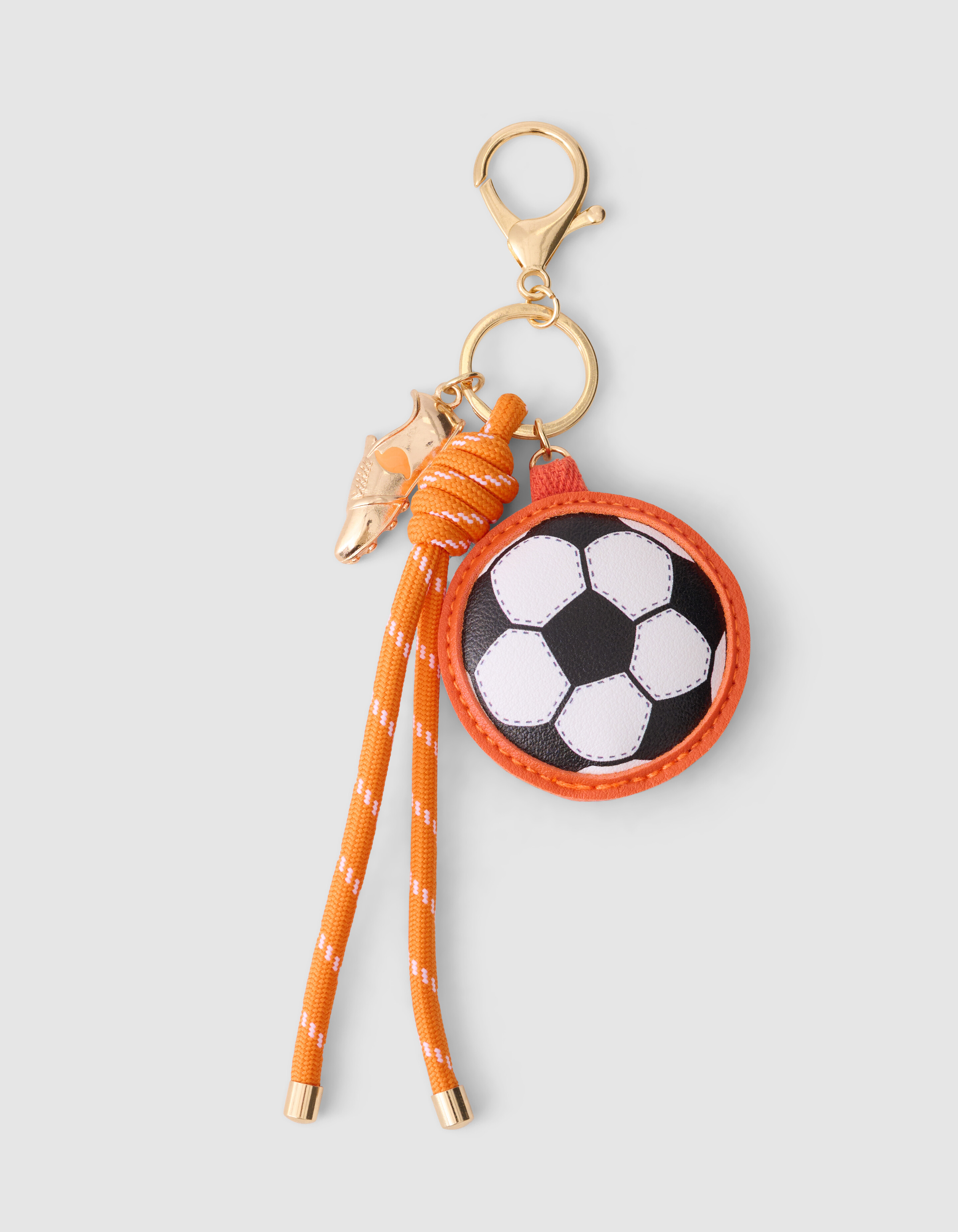 Fu&szlig;ballschuh-Schl&uuml;sselanh&auml;nger Orange SHOEBY ACCESSOIRES