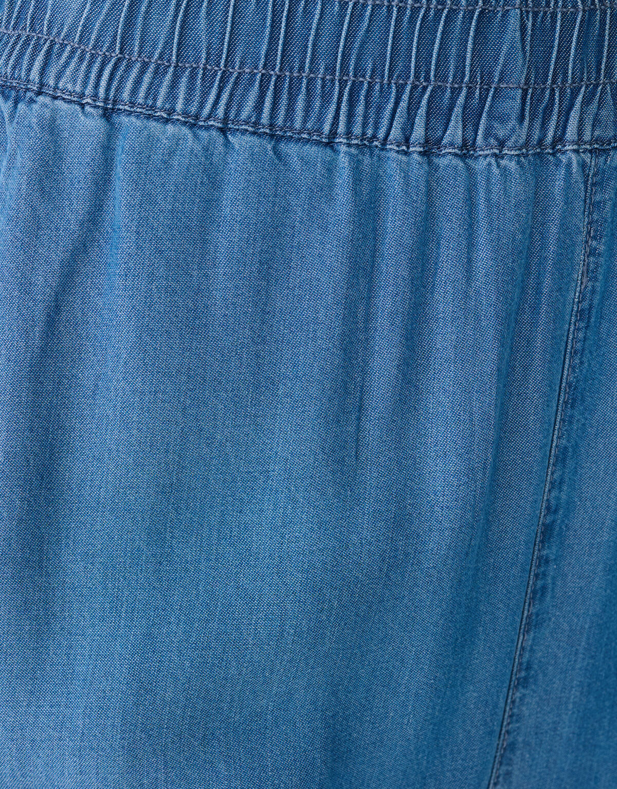 Studs Weite Bein Passform Denim Hose Blau SHOEBY WOMEN