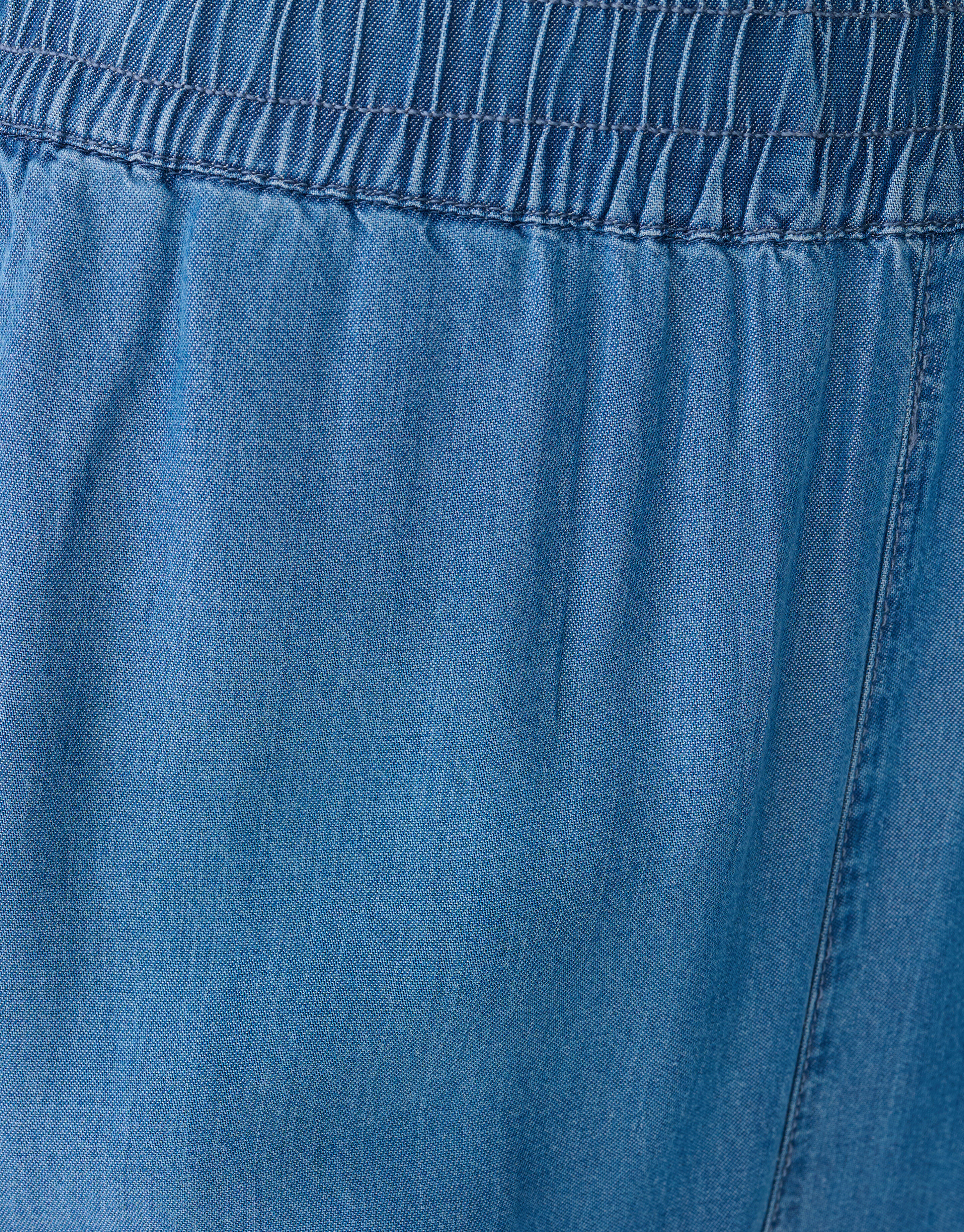 Studs Weite Bein Passform Denim Hose Blau SHOEBY WOMEN